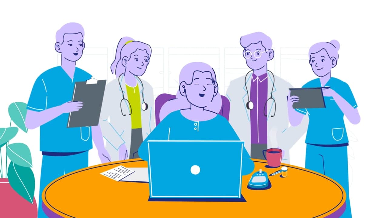 Still from the Wellstar Diabetes video